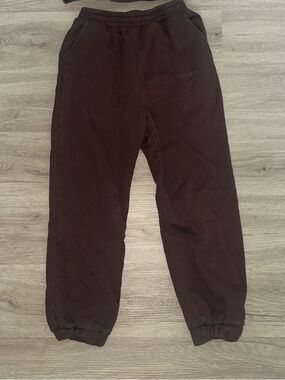 House of CB Brown Fleece-Lined Jogger Sweatpants